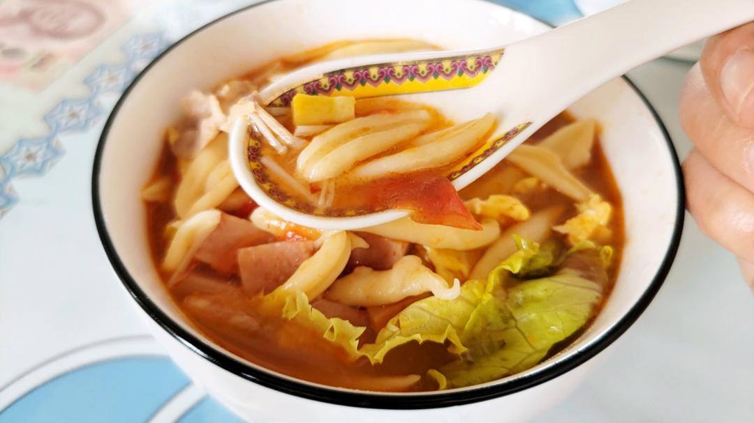 连着3天儿子都点名要吃的晚餐，剪刀面