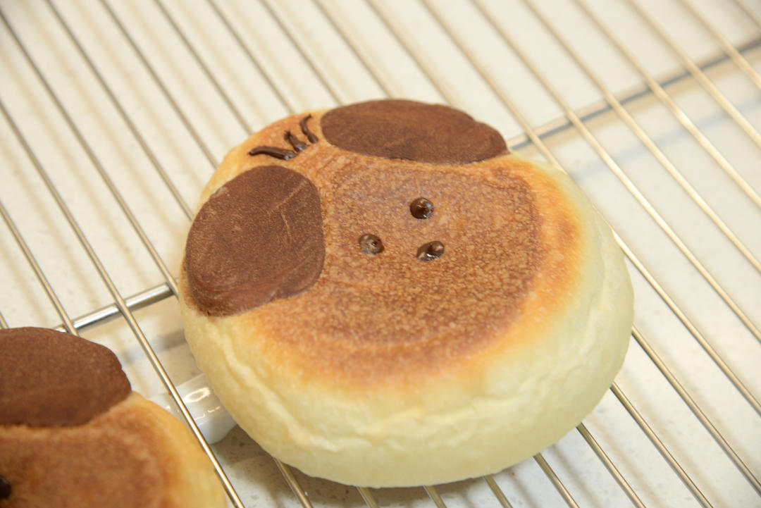 帕恰狗芋泥麻薯面包