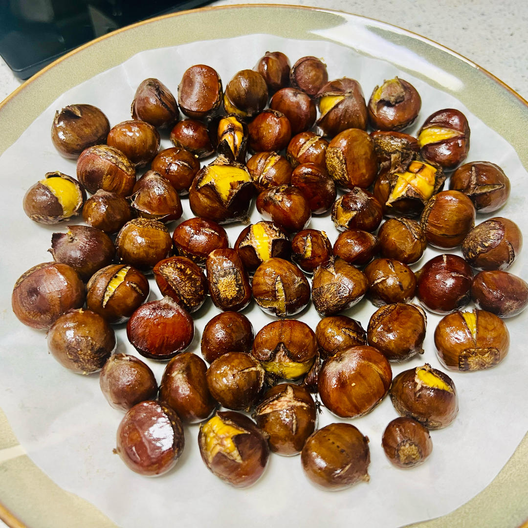 ‼️香甜软糯‼️轻松好剥㊙️烤箱版糖炒栗子