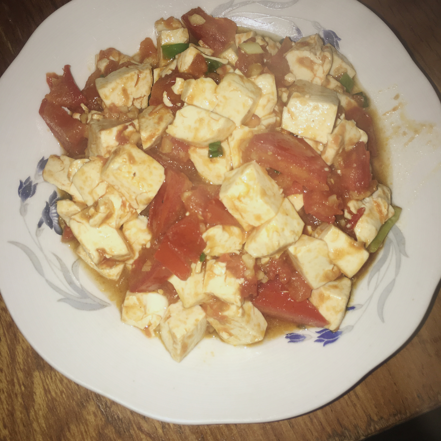 番茄豆腐