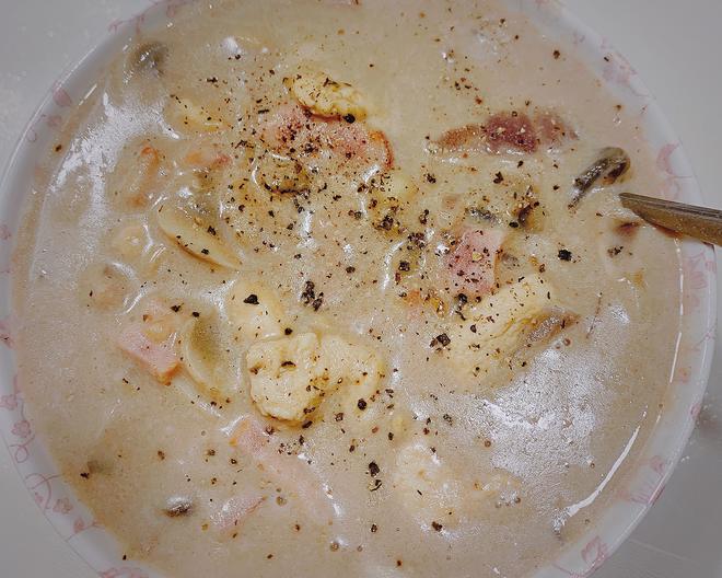 低卡版奶油鸡胸蘑菇汤的做法
