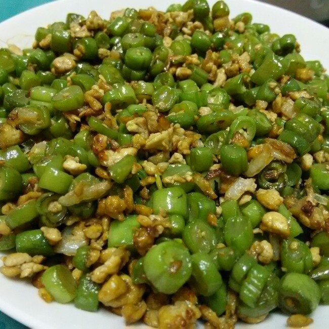 四季豆炒蛋