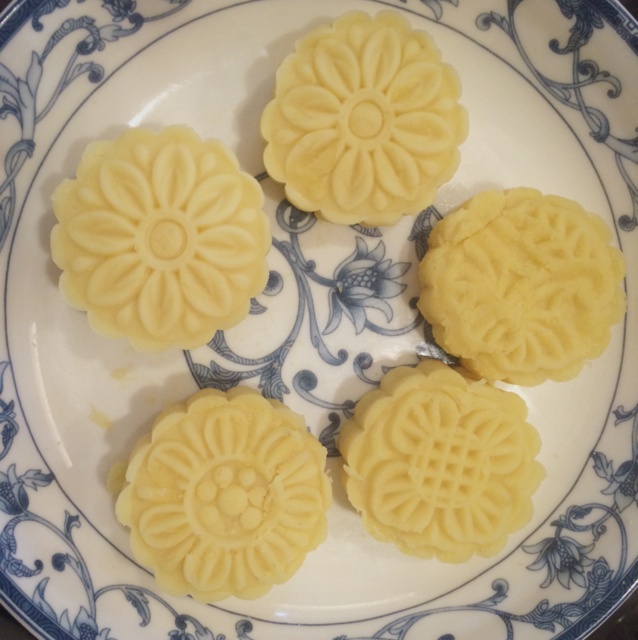 蜜豆馅绿豆糕（无油版）