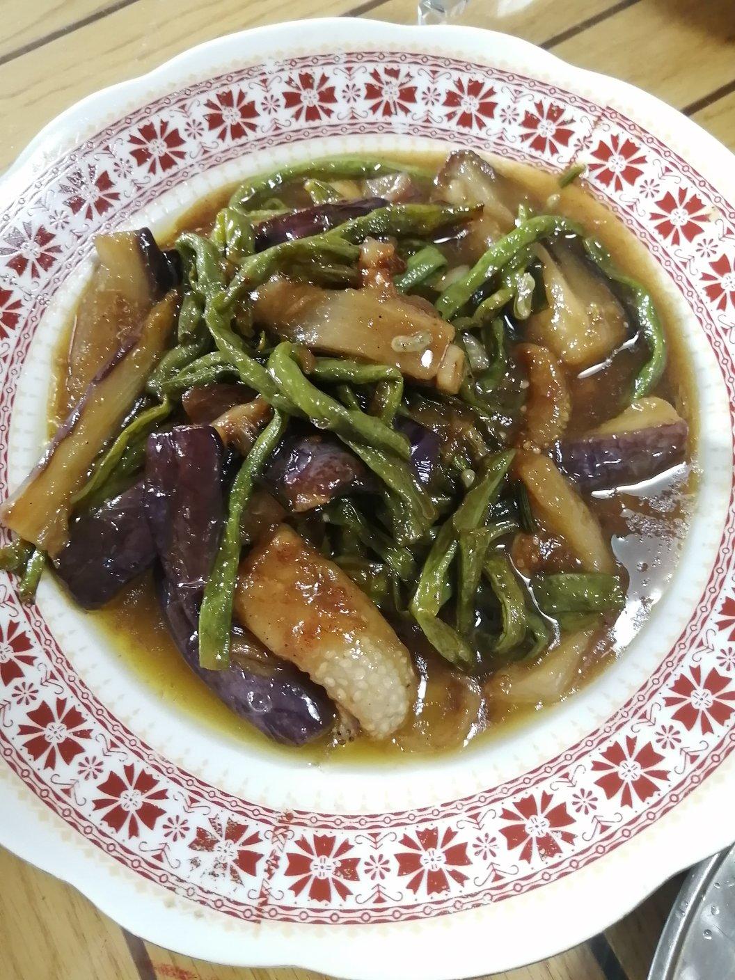 烧豆角茄子