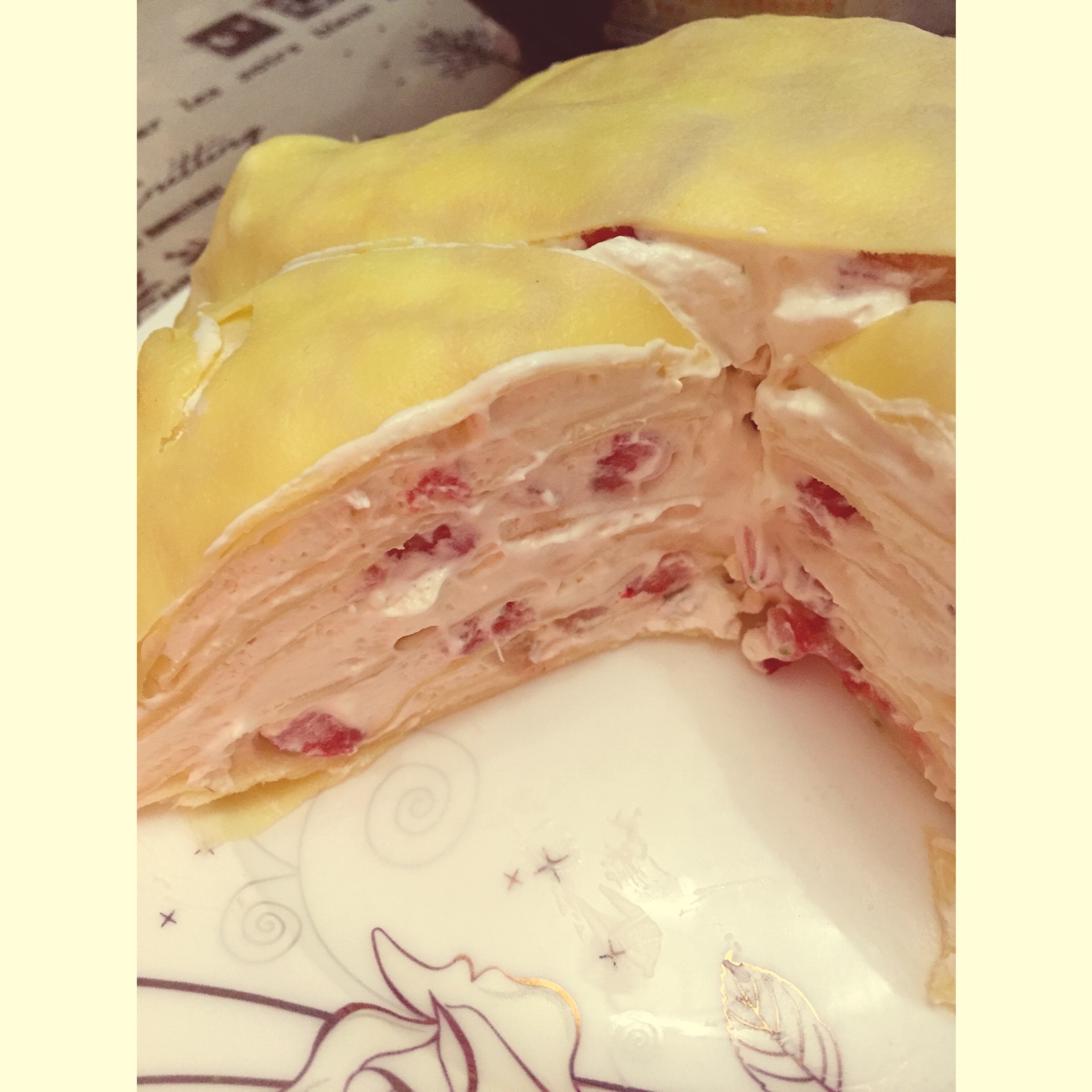 千层蛋糕（面糊不结块搅拌法+抹茶粉无颗粒）
