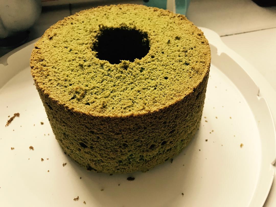 青井老师の抹茶戚风（17cm或18cm中空模）