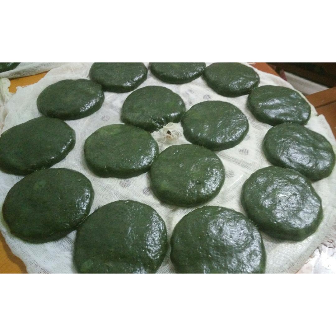 丽妈爱美食做的清明苎叶粄