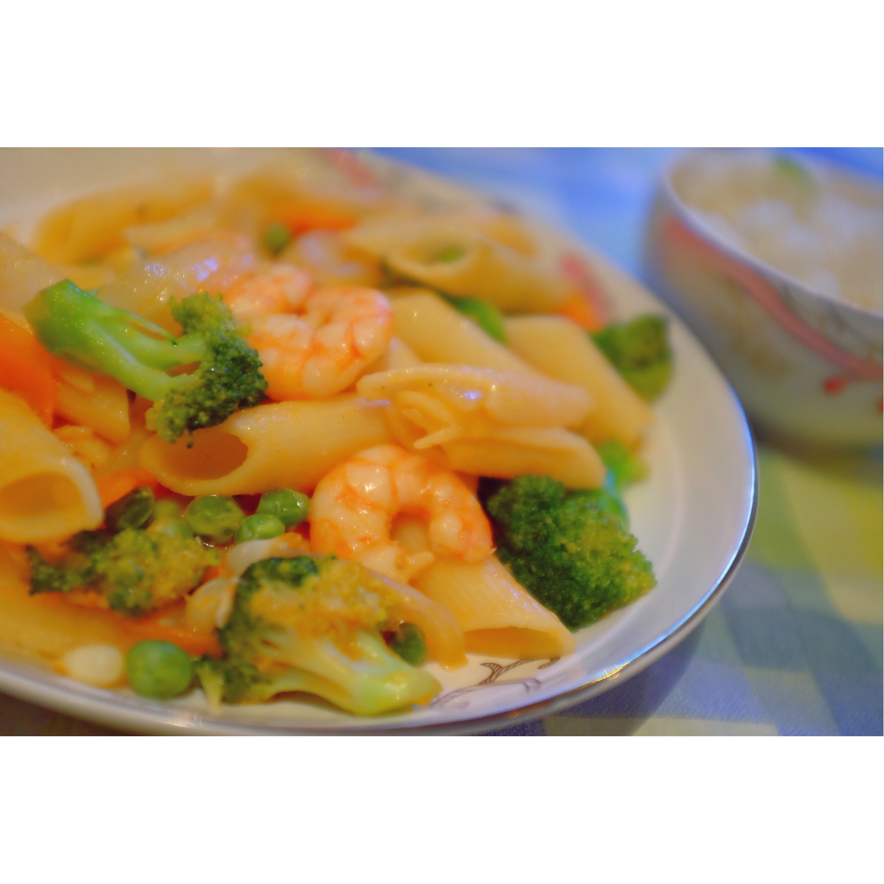 【山姆通心粉】虾仁时蔬炒意粉