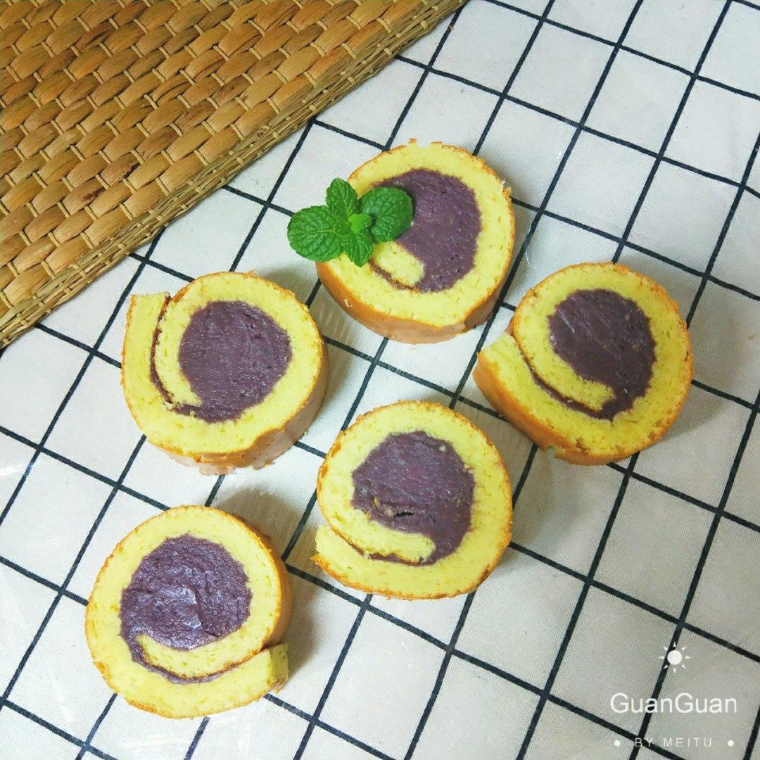 台湾芋泥蛋糕卷