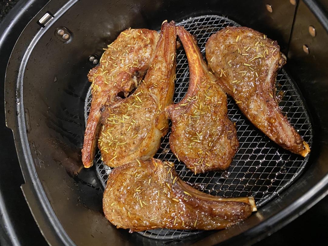 超简单 空气炸锅烤羊排