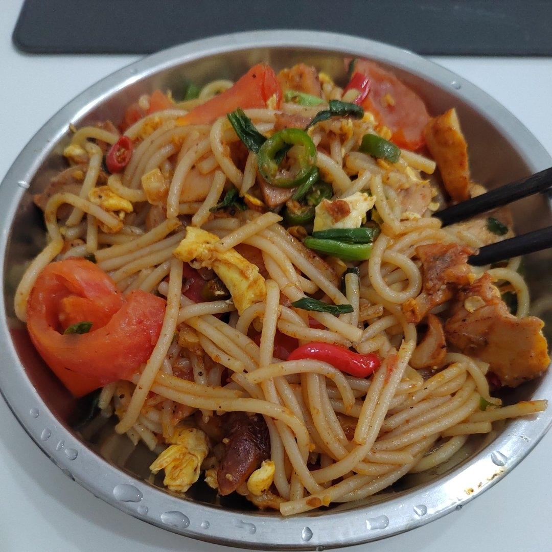 秒杀路边摊的巨好吃鸡蛋炒粉！