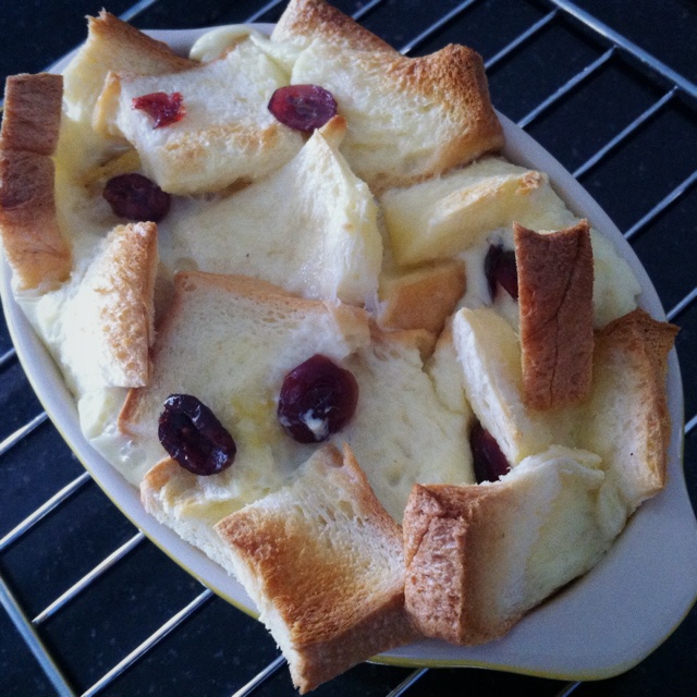 牛奶吐司鸡蛋布丁（失败吐司的归处）