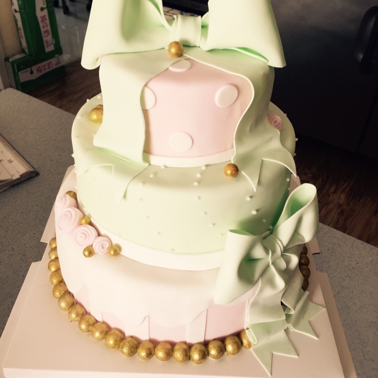 双层翻糖蛋糕