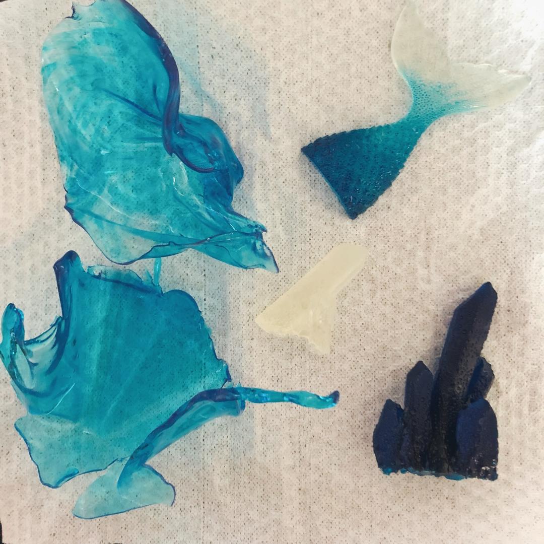 艾素糖装饰（艾素糖帆、水晶柱、琉璃盏）