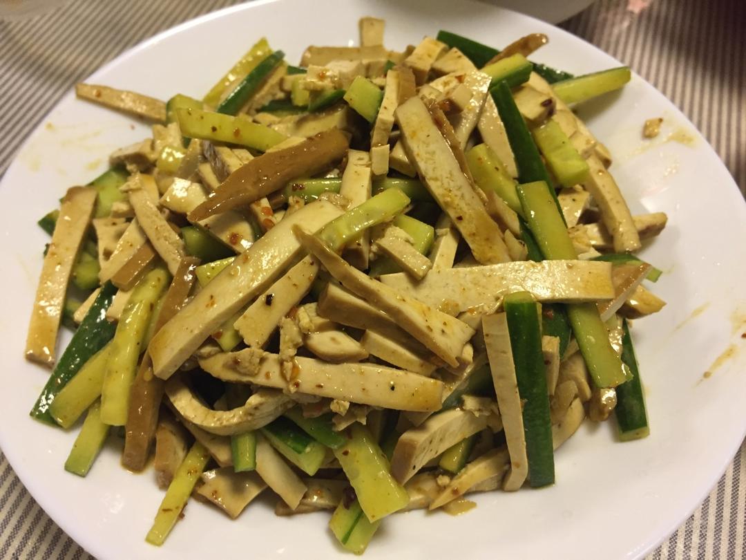 豆干拌黄瓜