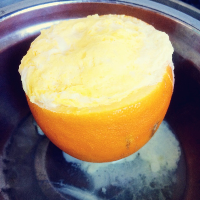 柳橙蒸蛋