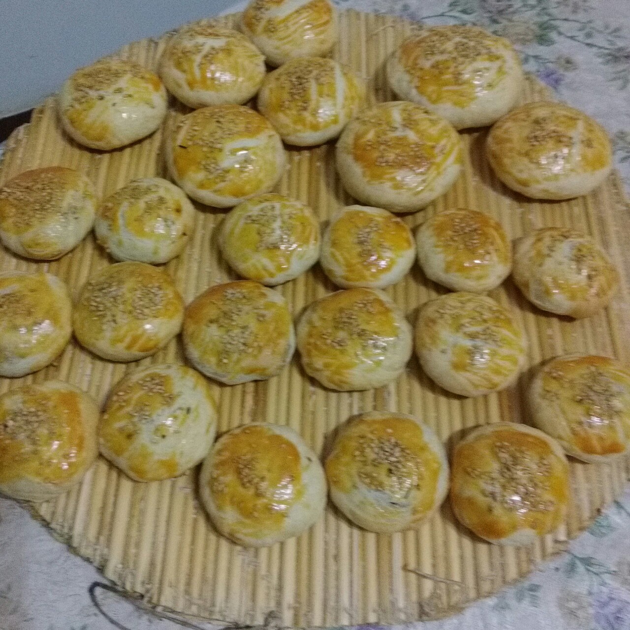 红豆酥饼（附油酥不测漏的办法）