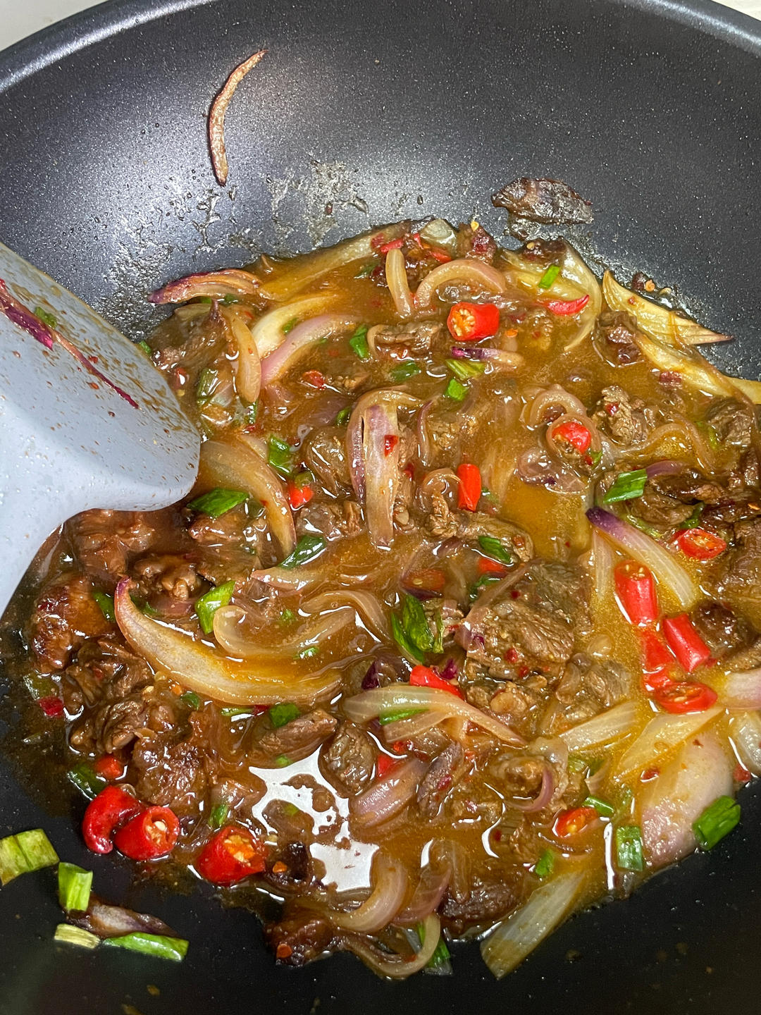 孜然洋葱炒牛肉拌面🍜