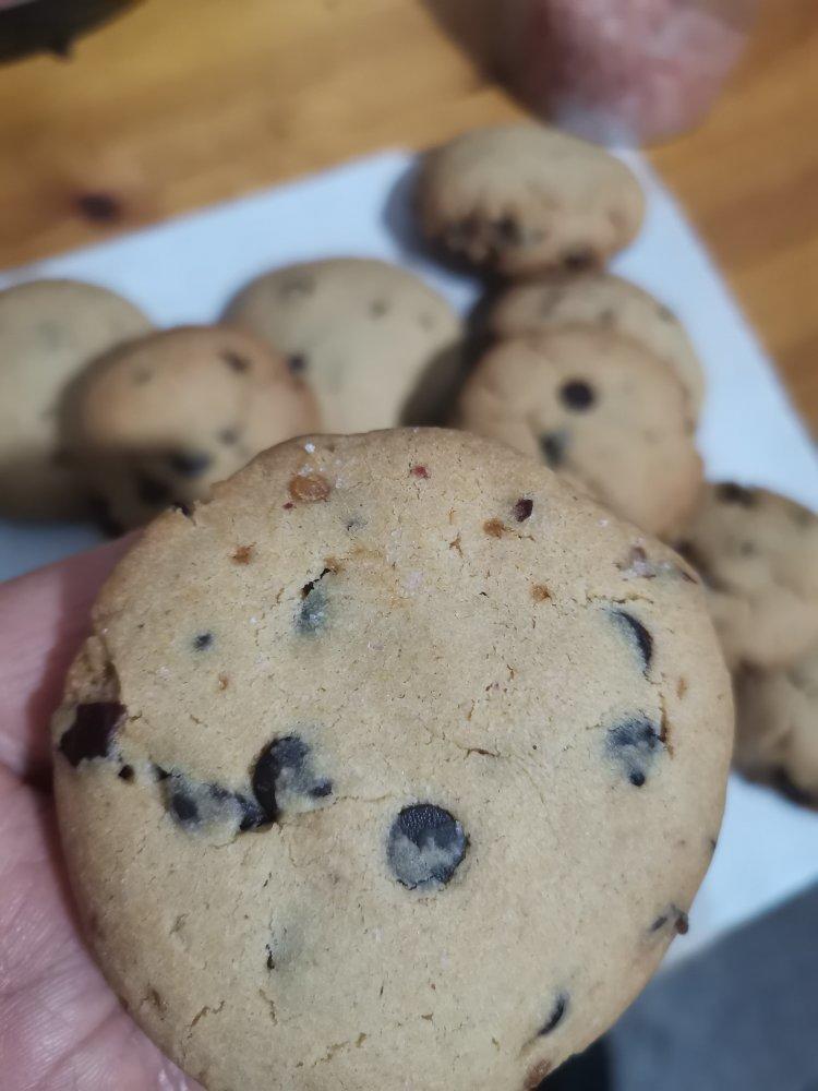 【北鼎烤箱食谱】花生酱巧克力大cookie