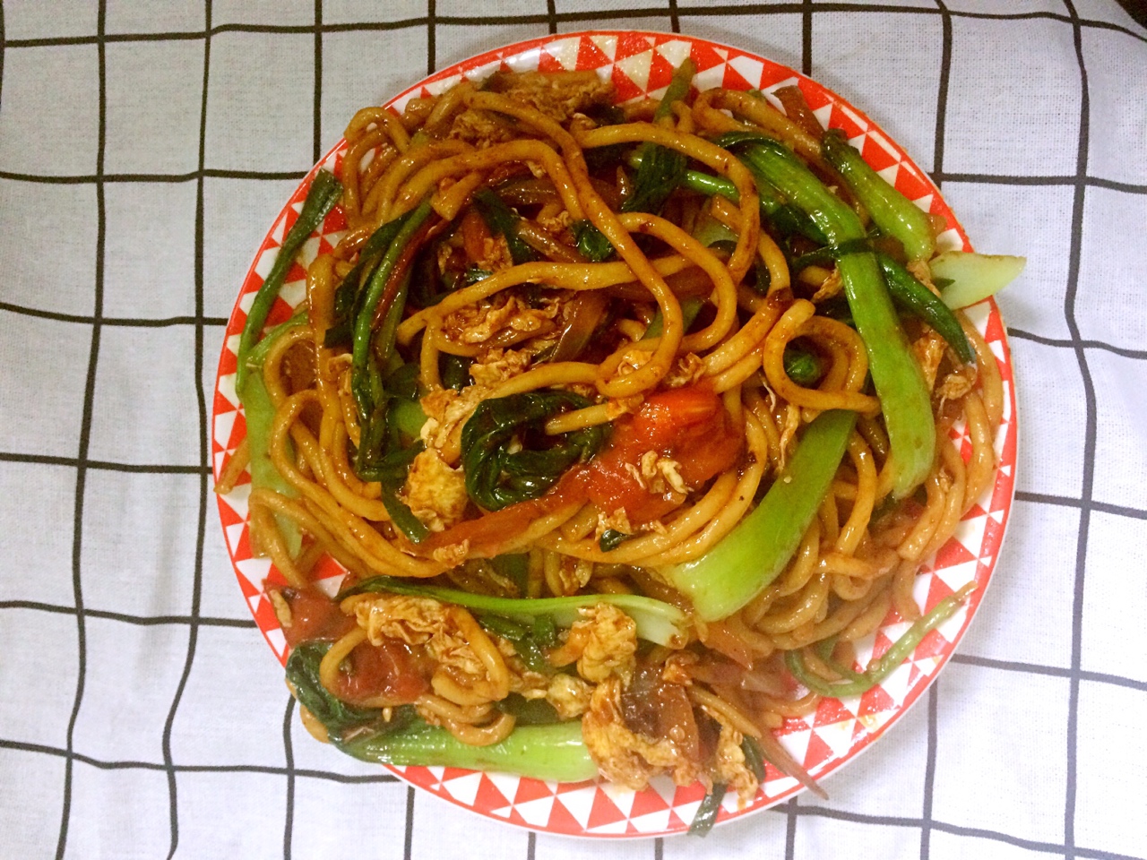 鸡蛋素炒面Fried Noodles Vegetarian