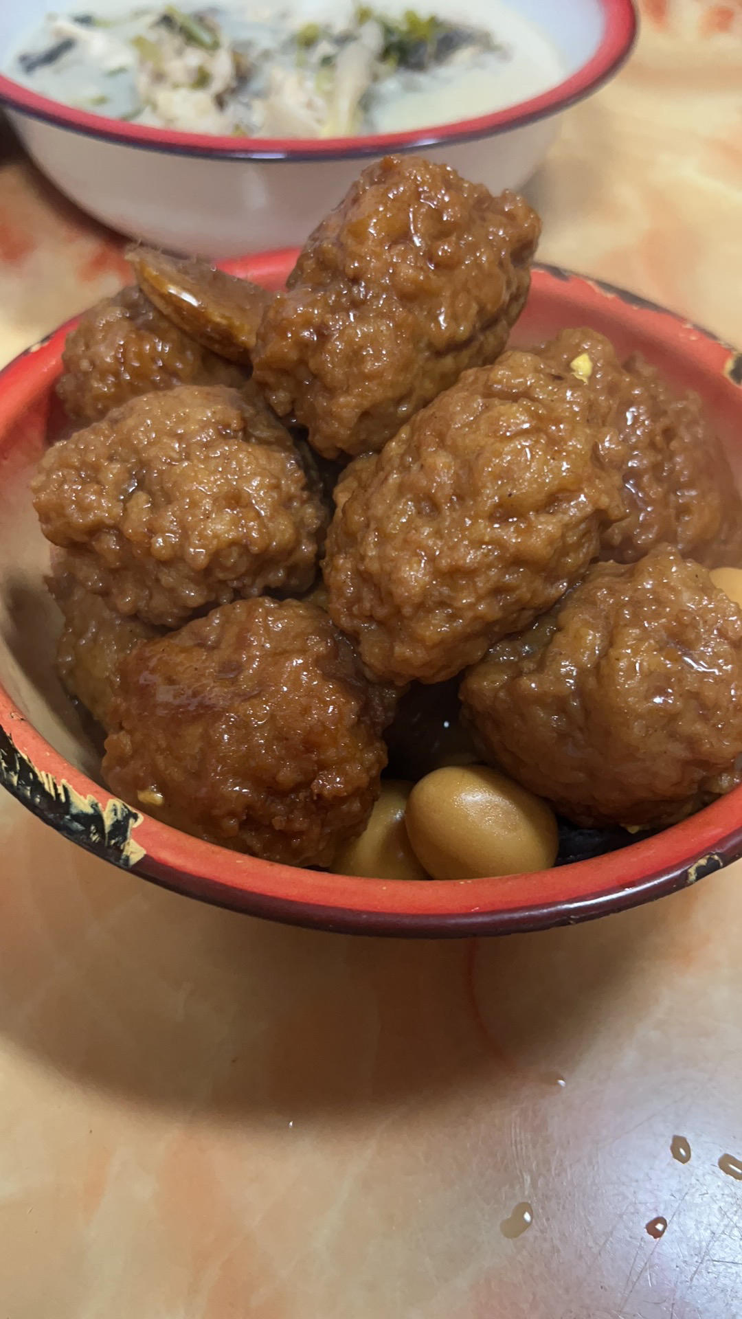 简单的红烧狮子头～拌饭太香了