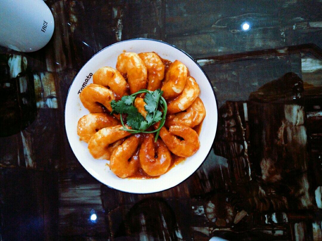 红红火火 不用番茄酱做油焖大虾