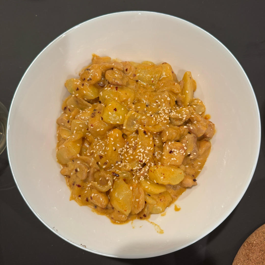 土豆咖喱鸡肉