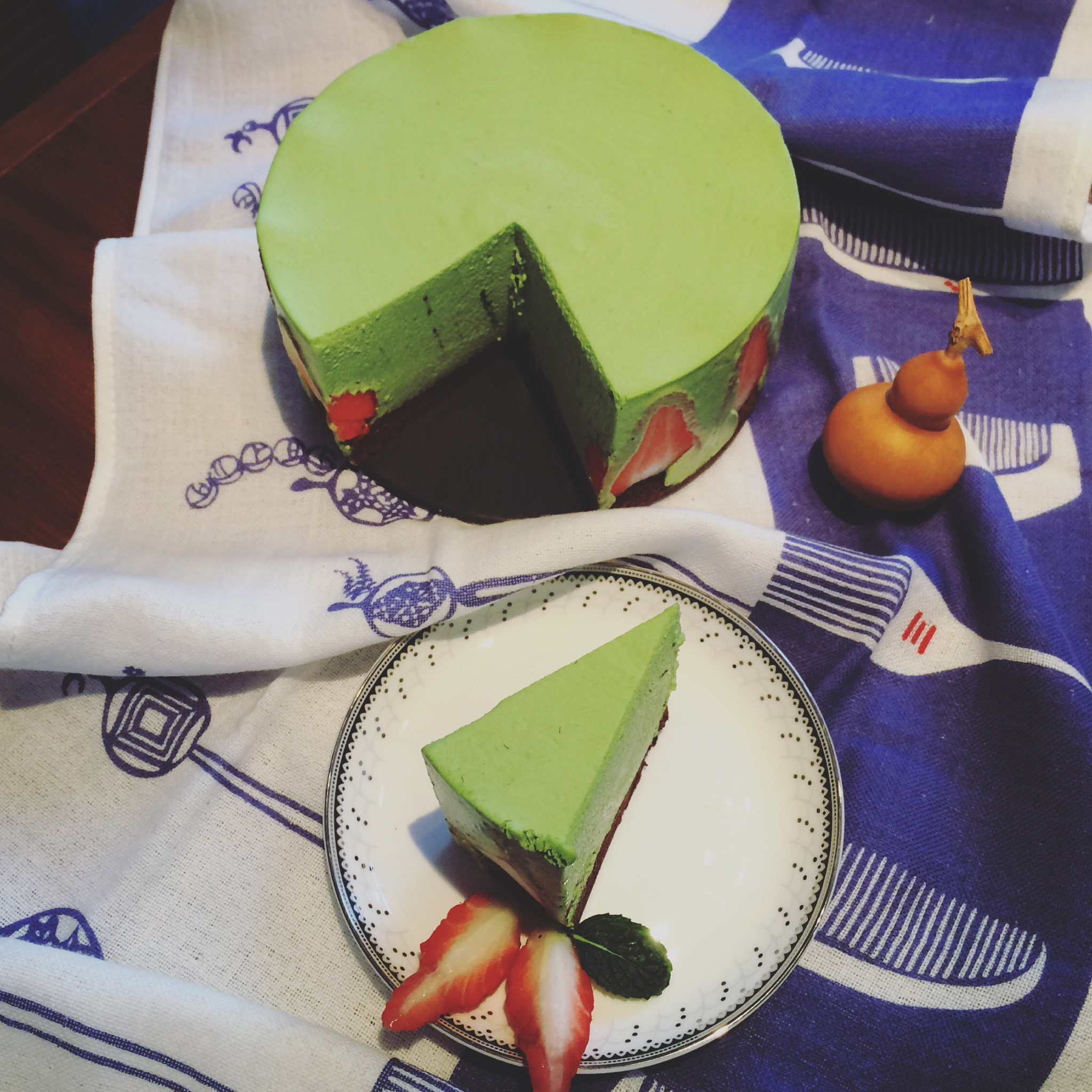 马斯卡彭抹茶慕斯