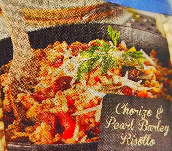 Chorizo& Pearl Barley Risotto的做法