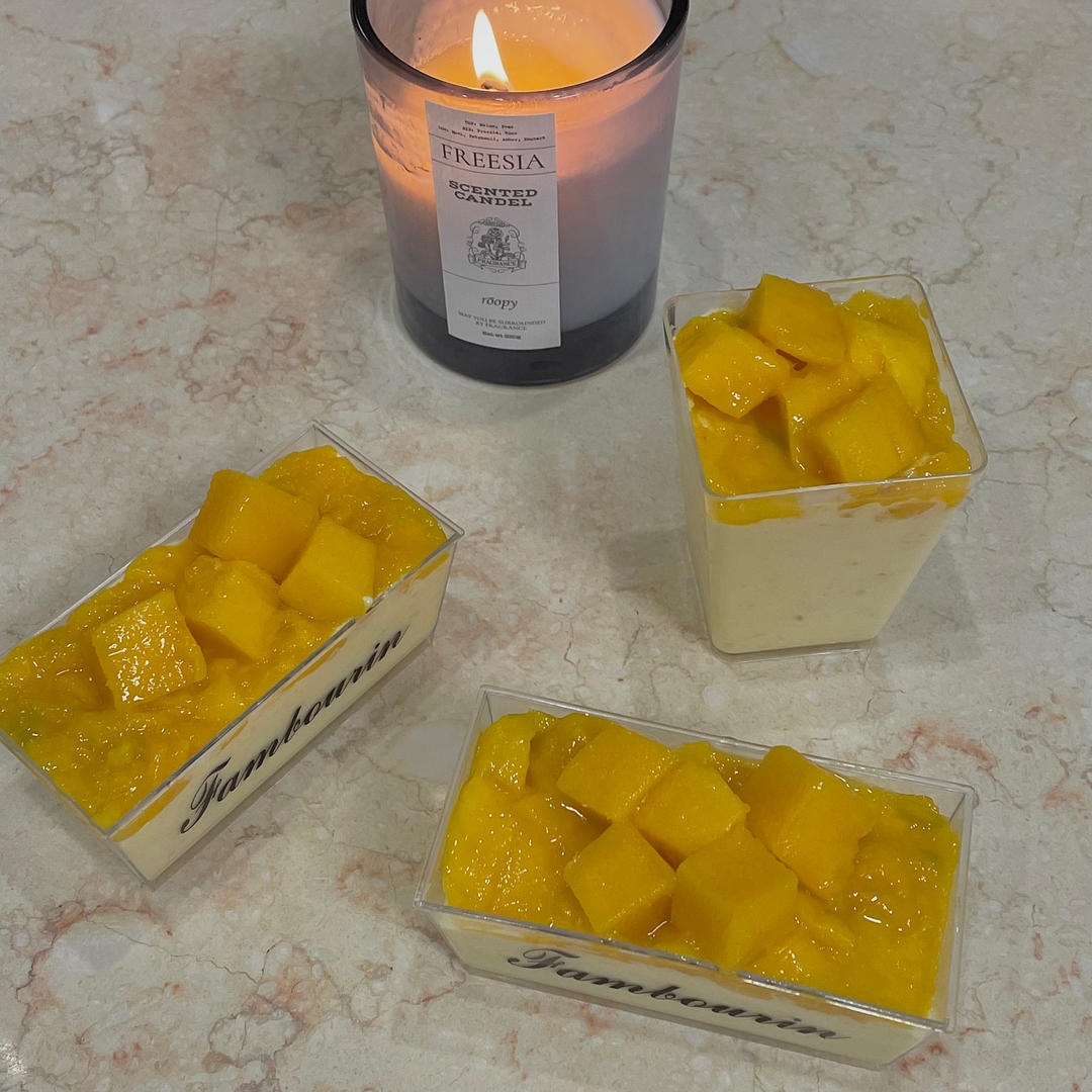 芒果白巧克力慕斯