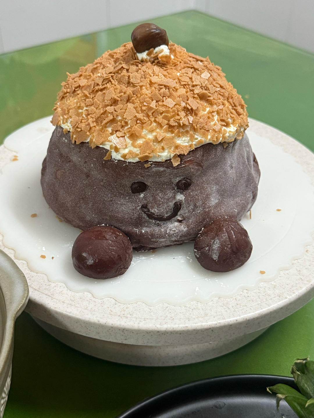 网上爆火🔥巨无霸栗子大福‼️拉丝太解压啦👍