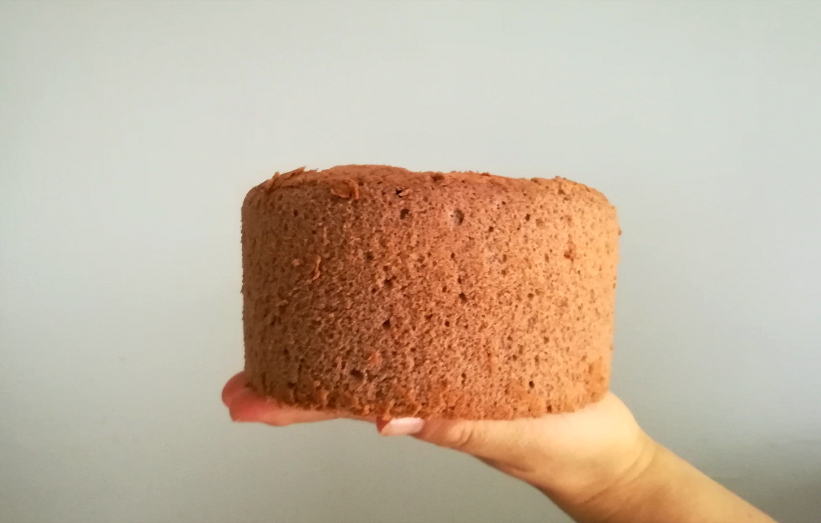 巧克力戚风蛋糕坯6寸（非常成功）的做法