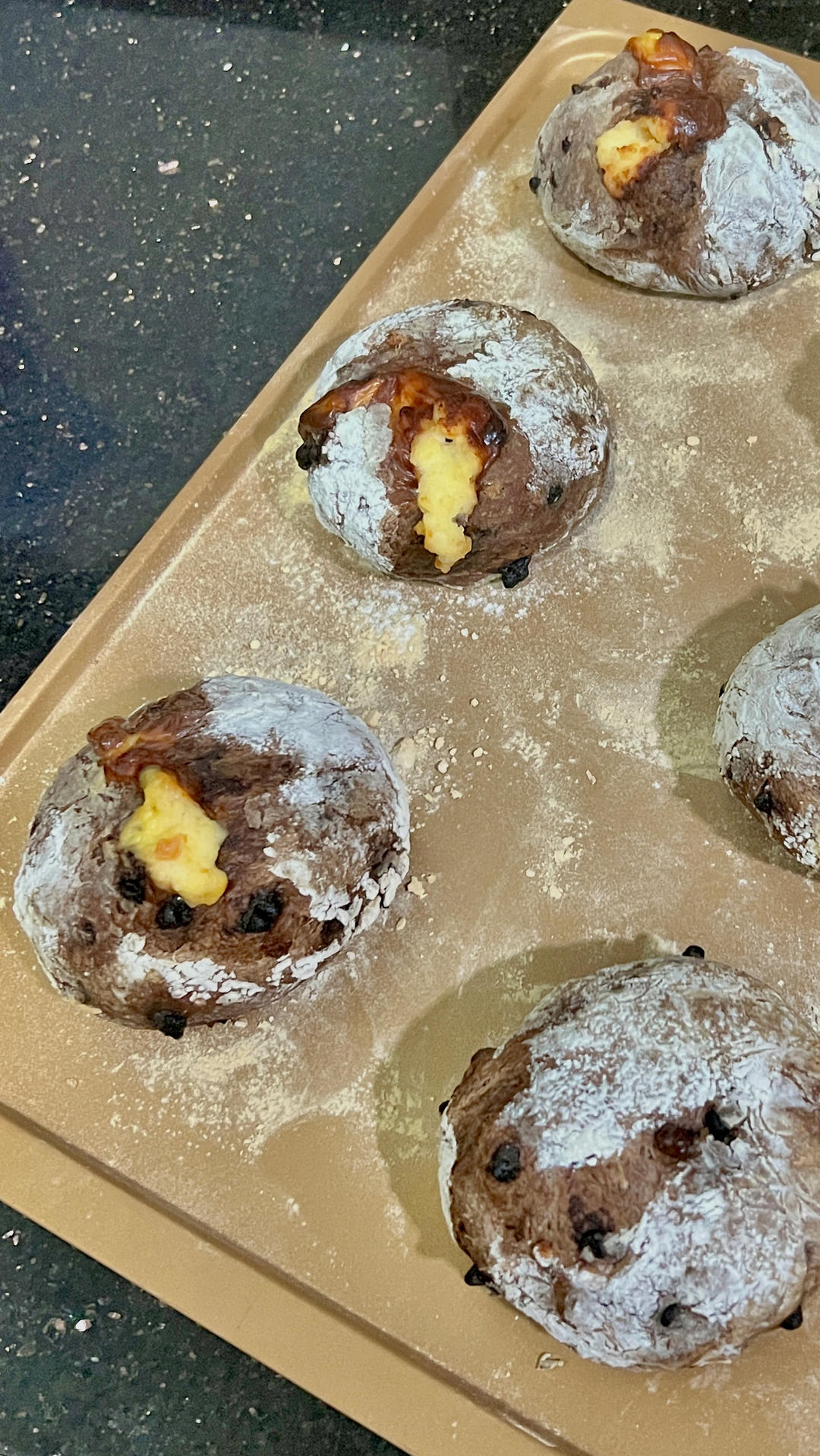 熔岩巧克力欧包