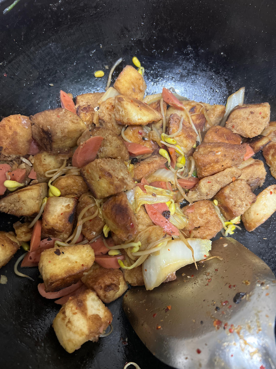 吃过一次就会爱上的孜然炒馒头