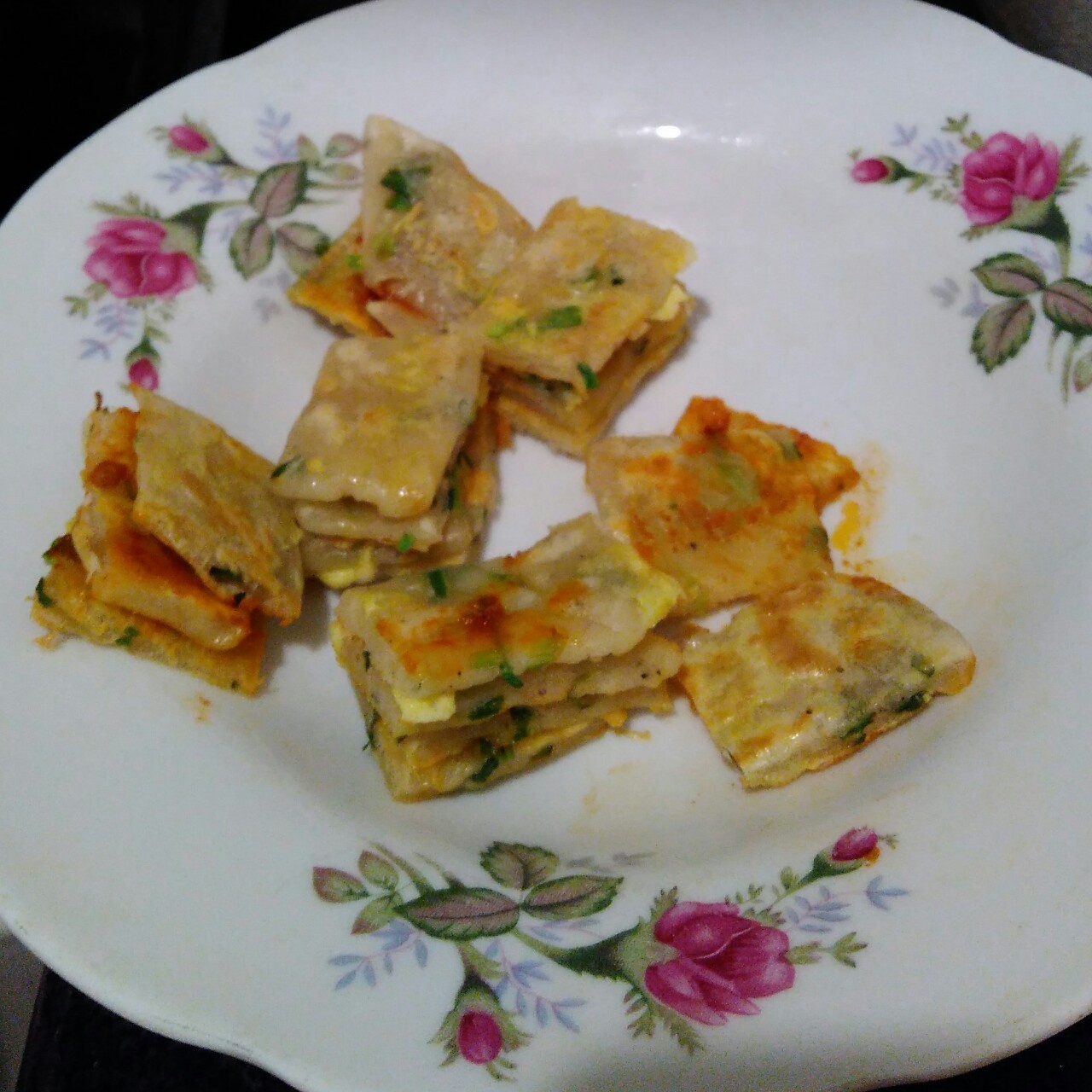 可能是最好吃系列--鸡蛋葱油饼