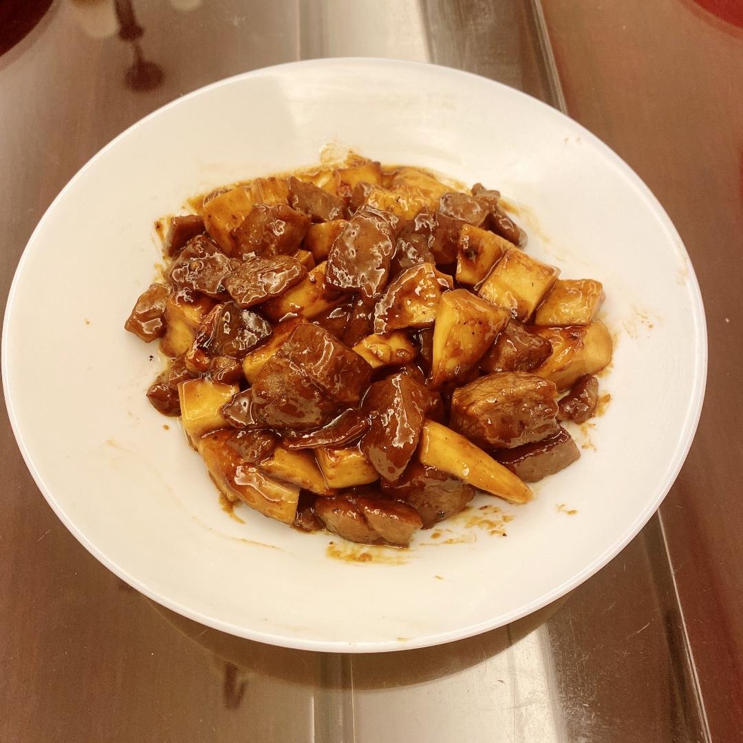 我的轻奢煮艺——杏鲍菇牛肉粒