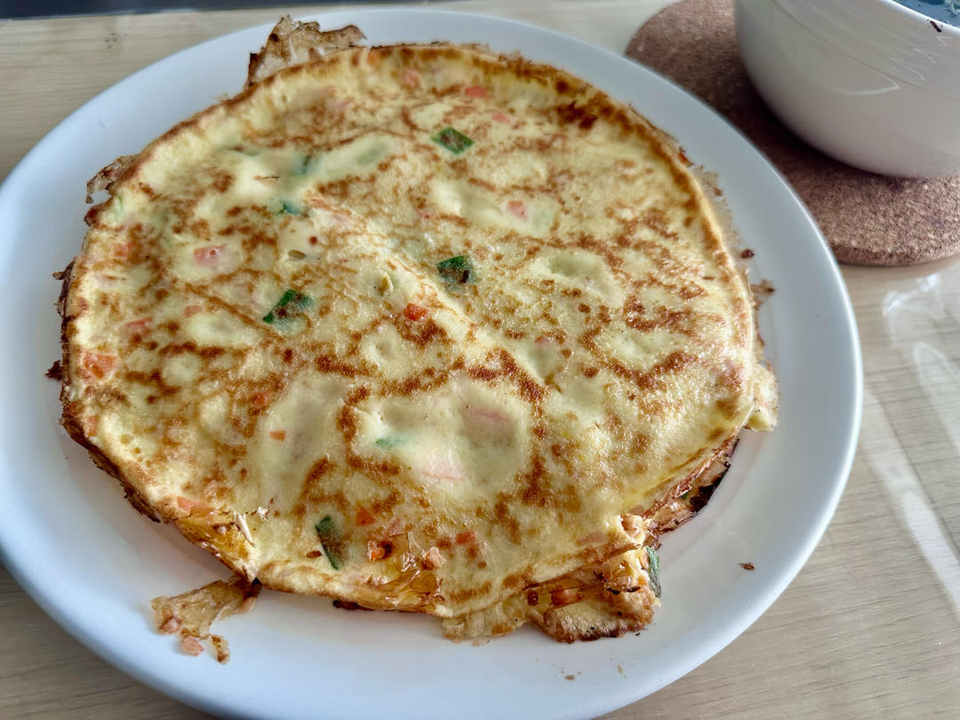 软软咸香鸡蛋饼（超详细）