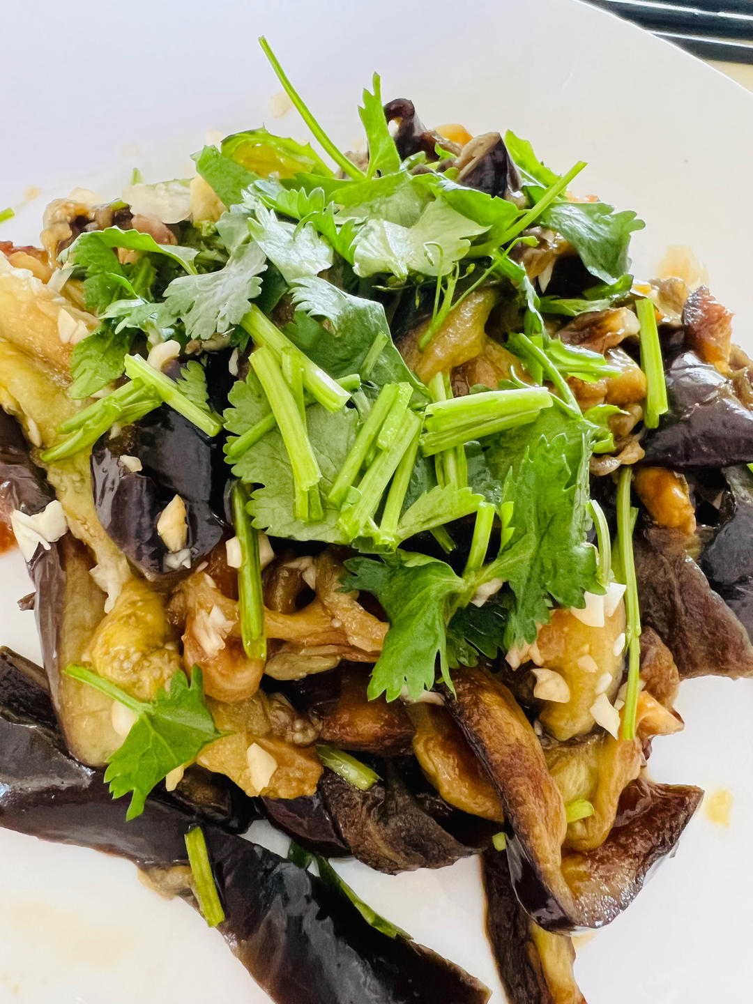 蒜泥茄子（蒸）