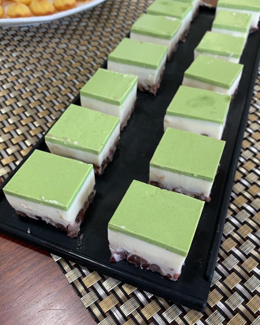 抹茶双色小方