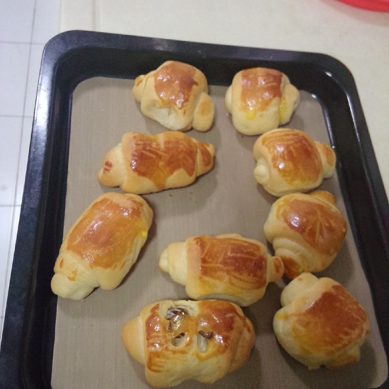 早餐小面包  #皮黑森林#