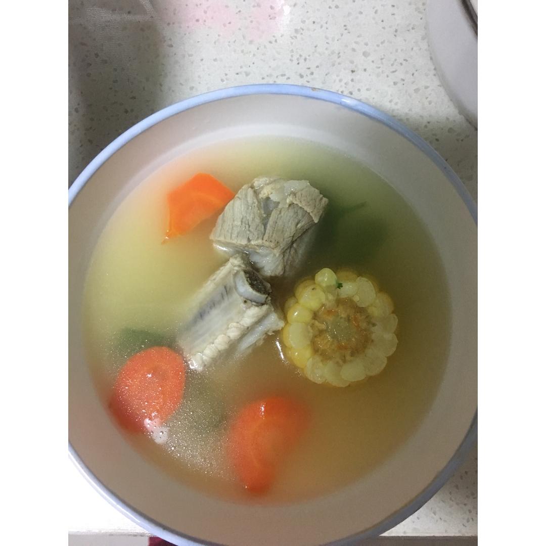 排骨玉米汤