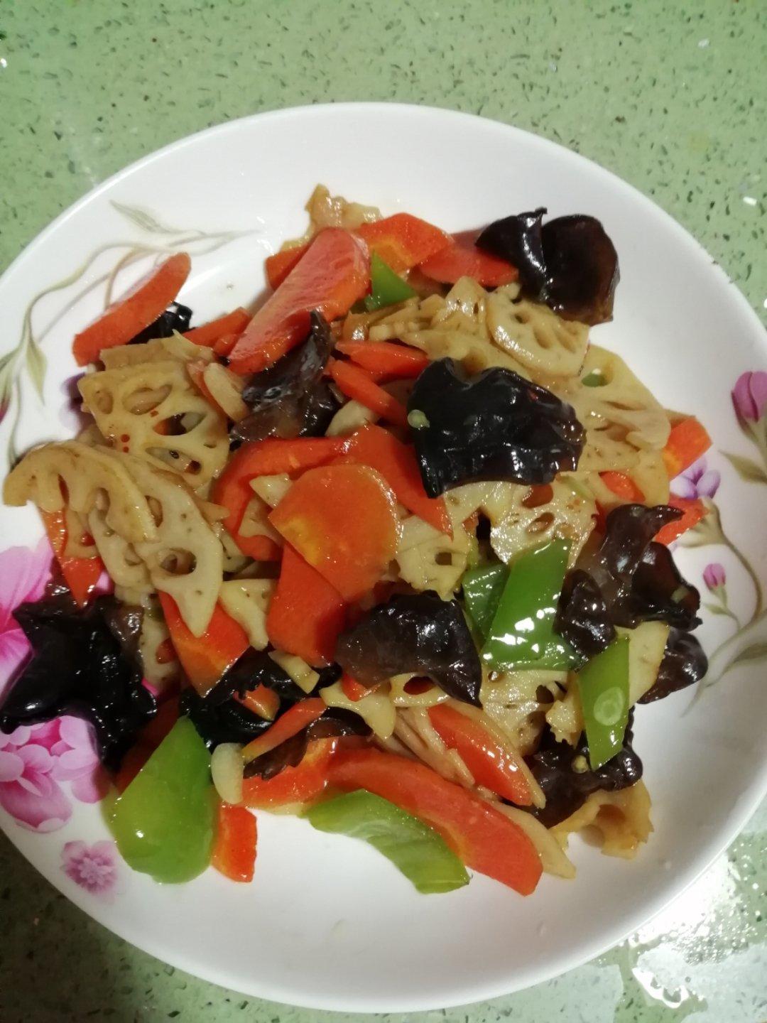 素炒藕片