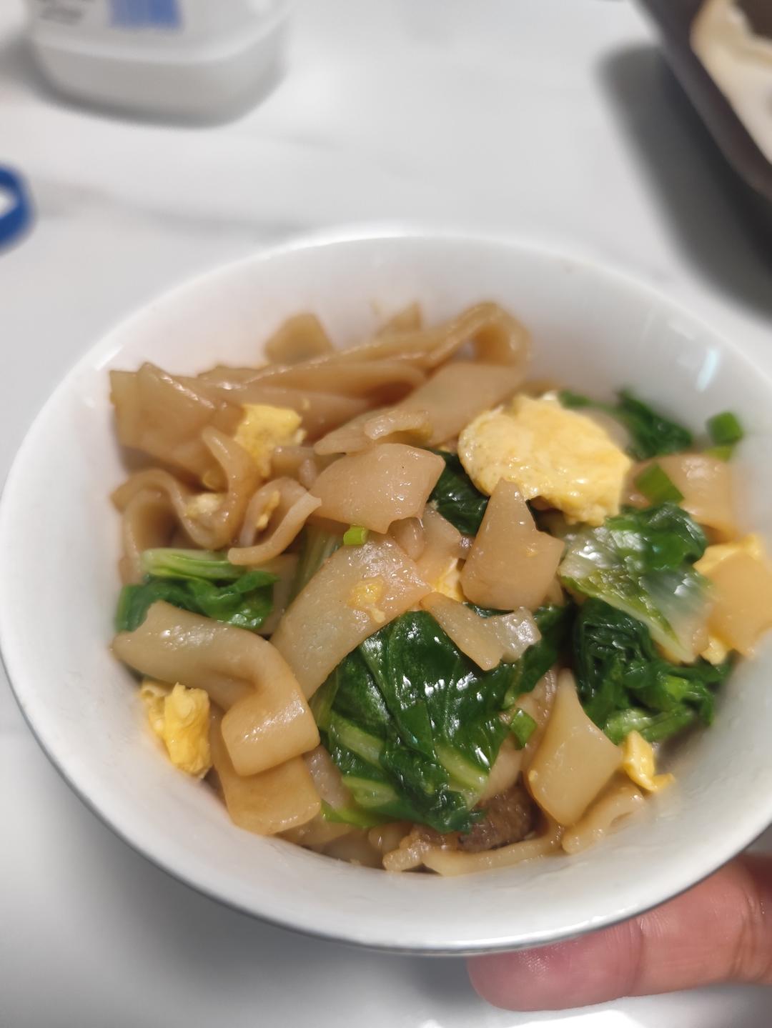 一次就成功的鸡蛋炒河粉