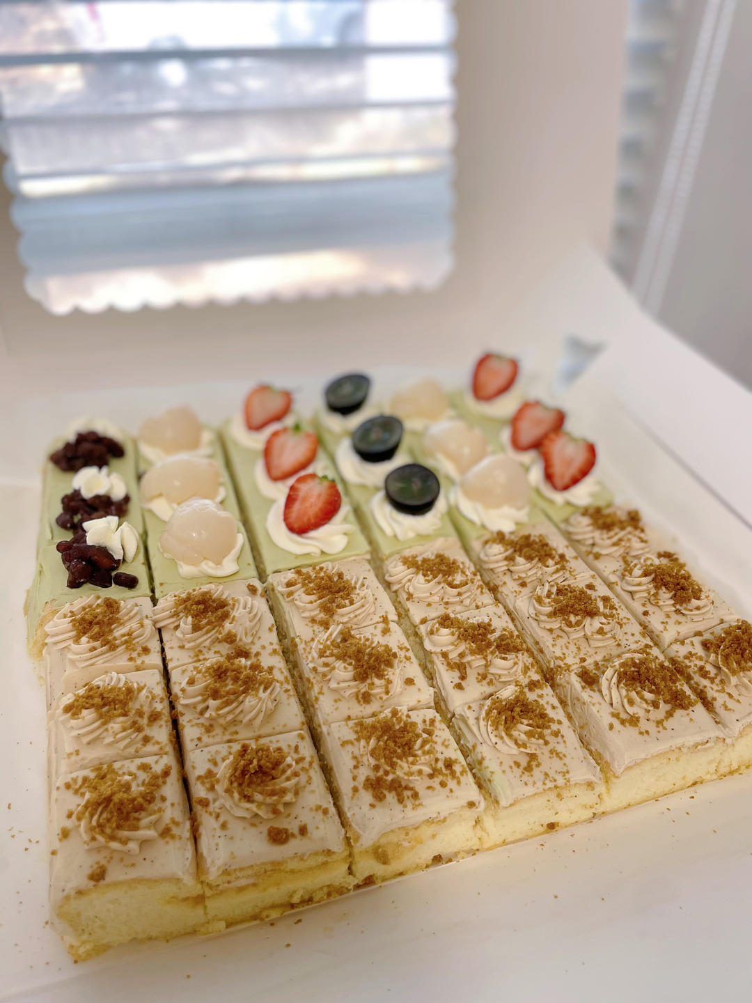 椰香芝士蔓越莓蛋糕   party小甜品的做法 步驟9