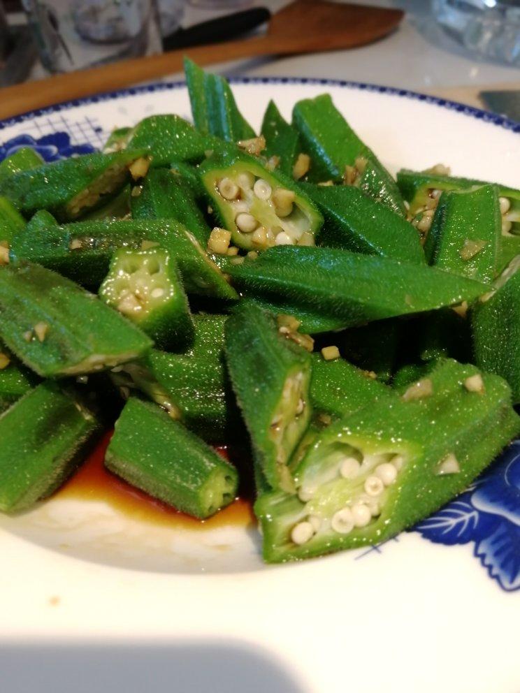 凉拌秋葵