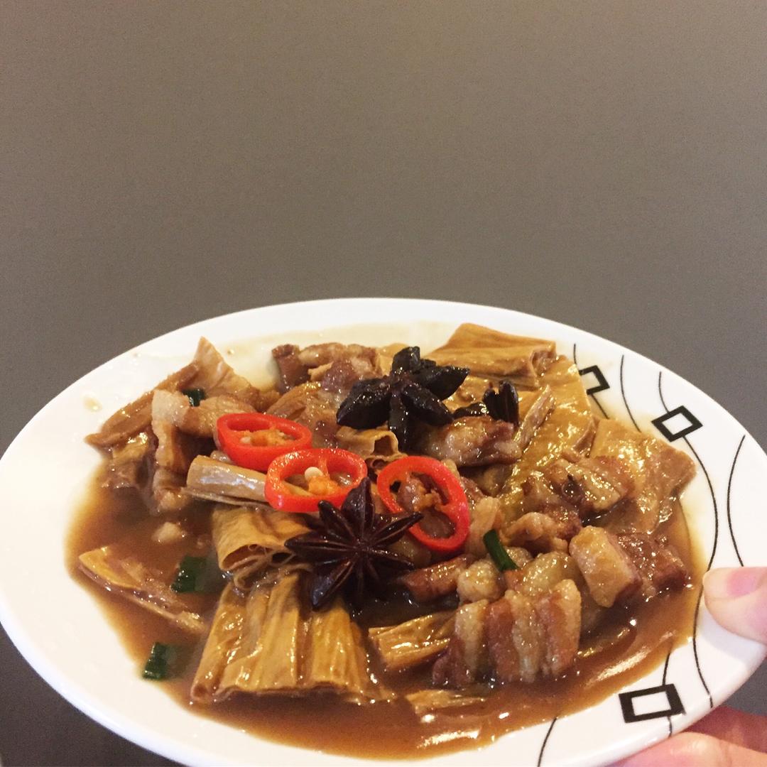 腐竹烧肉