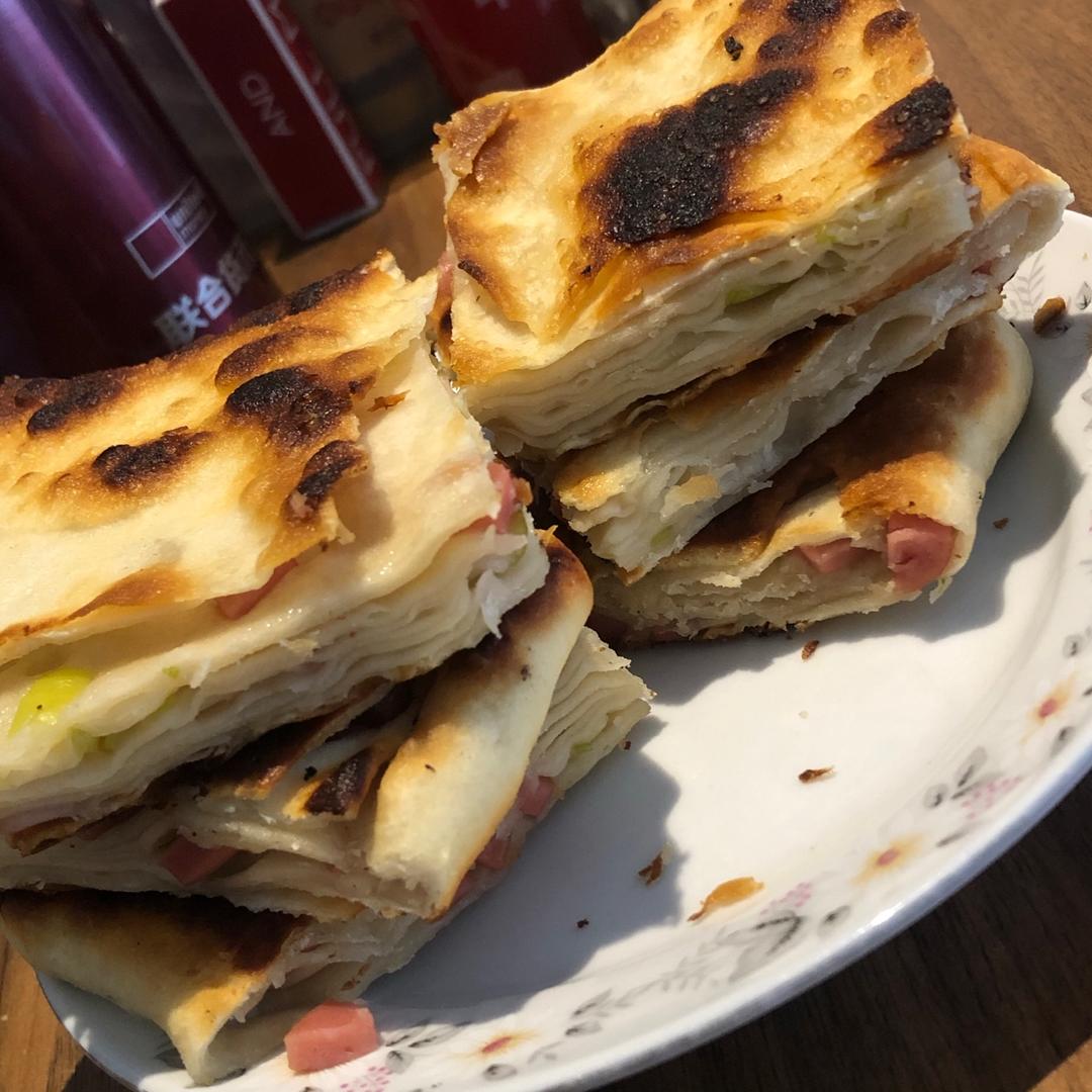 葱油饼-自己做薄脆酥香层层分明且一点儿都不油