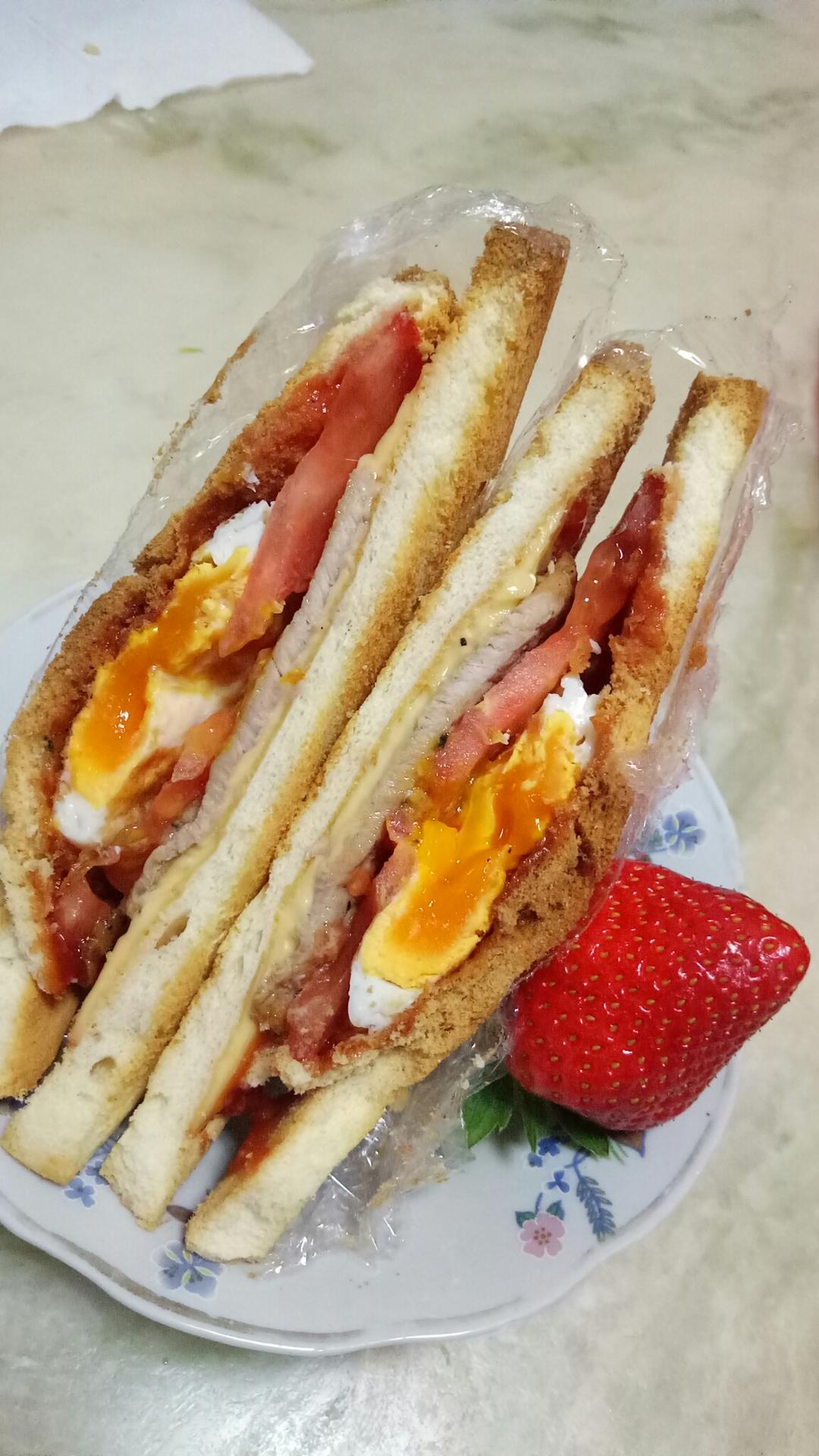 酥酥脆脆三文治的做法