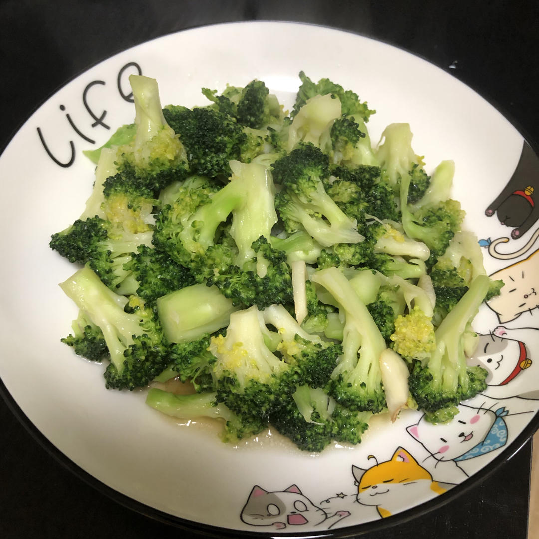 娃爱吃的清炒西兰花🥦