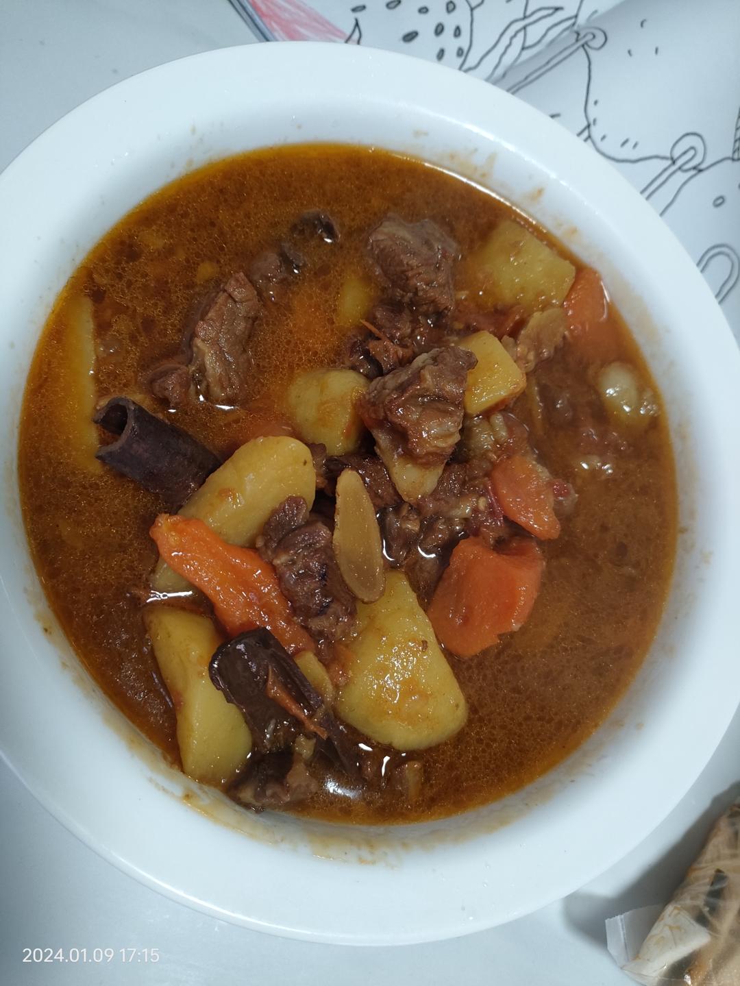 番茄土豆炖牛腩